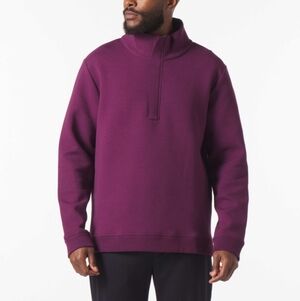 523. Glyder Scuba 1/4 Zip Pullover | Color: Mulberry